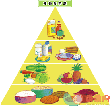 儿童零食金字塔